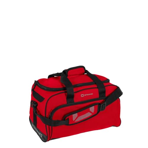 Stanno Sportbag - San Remo - Fitness Tasche - Großer Sporttasche und Verstellbarer Schultergurt - Fussballtasche Herren/Damen - Trainingstasche - Rot - Größe One Size von Stanno