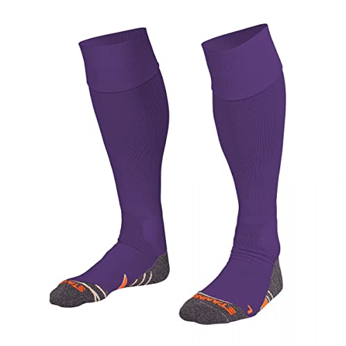 Stanno Sports Socken - Uni Sock II - Socken mit Atmungsaktivem Kapazität und Knöchelschutz - Sportsocken - Anatomische Socken mit linken/rechten Indikatoren - Lila - Größe 30/35 von Stanno