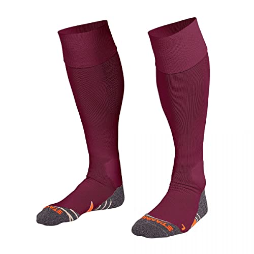 Stanno Sports Socken - Uni Sock II - Socken mit Atmungsaktivem Kapazität und Knöchelschutz - Sportsocken - Anatomische Socken mit linken/rechten Indikatoren - Rot - Größe 45/48 von Stanno
