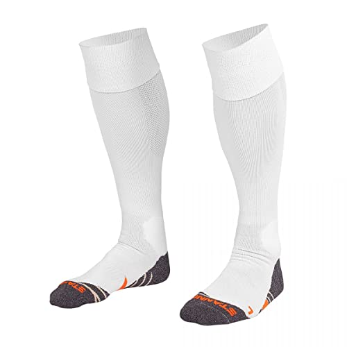 Stanno Sports Socken - Uni Sock II - Socken mit Atmungsaktivem Kapazität und Knöchelschutz - Sportsocken - Anatomische Socken mit linken/rechten Indikatoren - Weiß - Größe 36/40 von Stanno