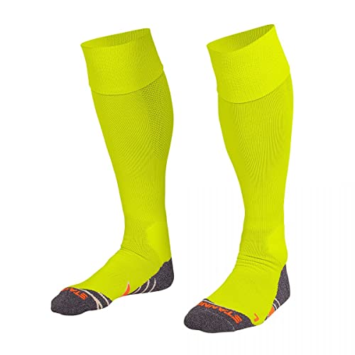 Stanno Sports Socken - Uni Sock II - Socken mit Atmungsaktivem Kapazität und Knöchelschutz - Sportsocken - Anatomische Socken mit linken/rechten Indikatoren - Gelb - Größe 41/44 von Stanno