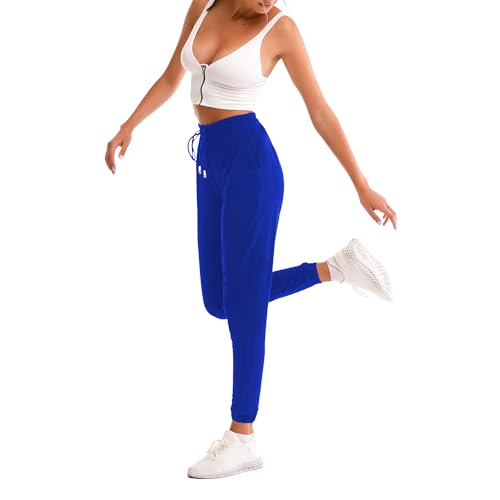 Stanpetix Damen Sweatpants mit Taschen - Jogger für Frauen Sporthosen Hosen (Royalblau,L) von Stanpetix