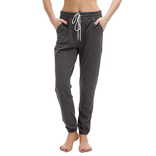 Stanpetix Jogginghose Damen - Sporthosen für Frauen High Waist Sweatpants Jogger Laufhosen (Grau, Klein) von Stanpetix