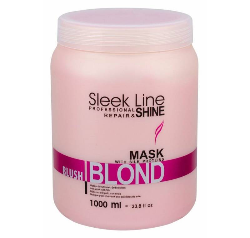 Stapiz Haarmaske SLEEK LINE BLOND BLUSH MASK 1L von Stapiz