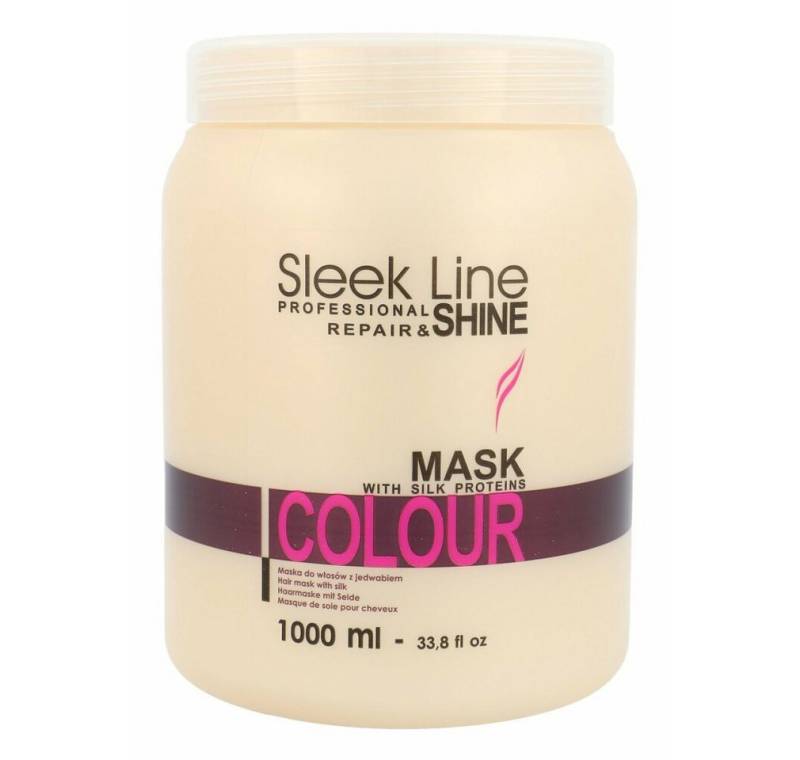 Stapiz Haarpflege-Set SLEEK LINE COLOR MASK 1L von Stapiz