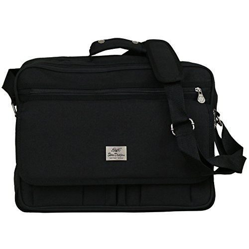 XXL und Kleiner Schultertasche Aktentasche Flugbegleiter Laptop Umhängetasche Business Messenger Bag Notebook Tasche Black SchwarzNEU (Modell 2) von Star Dragon