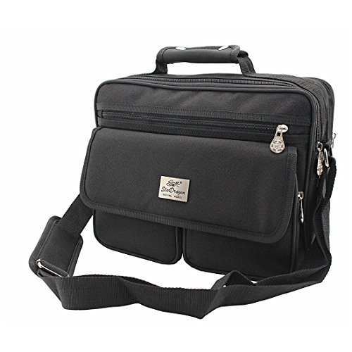 kleine Schultertasche Aktentasche Flugbegleiter Laptop Umhängetasche Business Messenger Bag Notebook Tasche Black SchwarzNEU (Modell 8) von Star Dragon