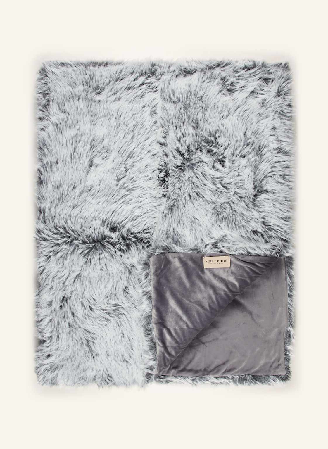 Star Home Kunstfell-Plaid grau Star Home Kunstfell-Plaid grau von Star Home