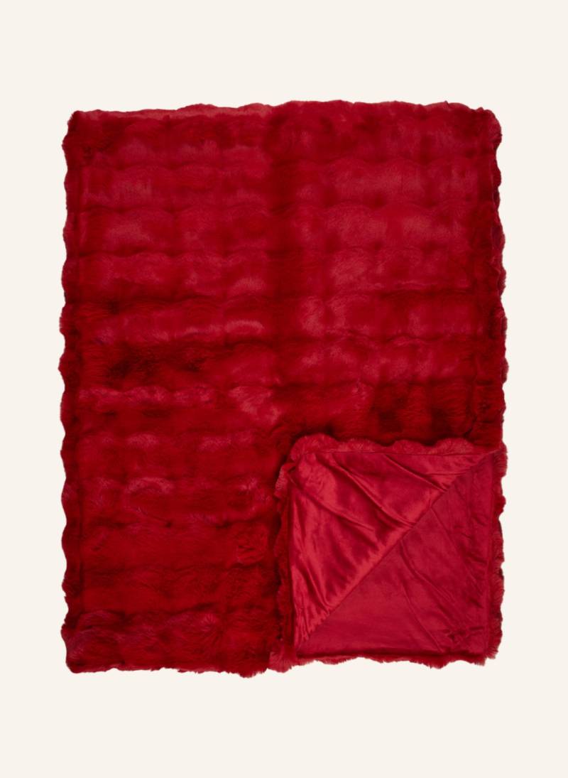 Star Home Kunstpelz-Plaid Cosy rot Star Home Kunstpelz-Plaid Cosy rot von Star Home