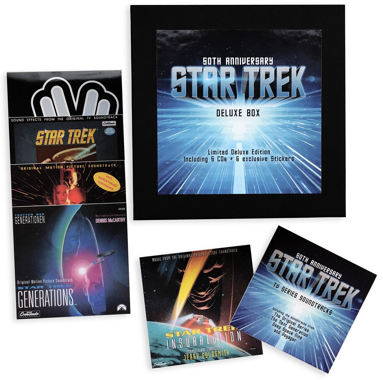 Star Trek 50th Anniversary - Deluxe Box CD multicolor von Star Trek