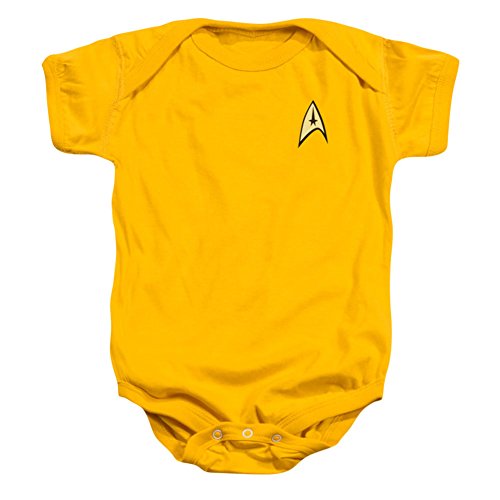 Star Trek Baby Jungen Command Uniform Einteiler Gr. 86, gelb von Star Trek