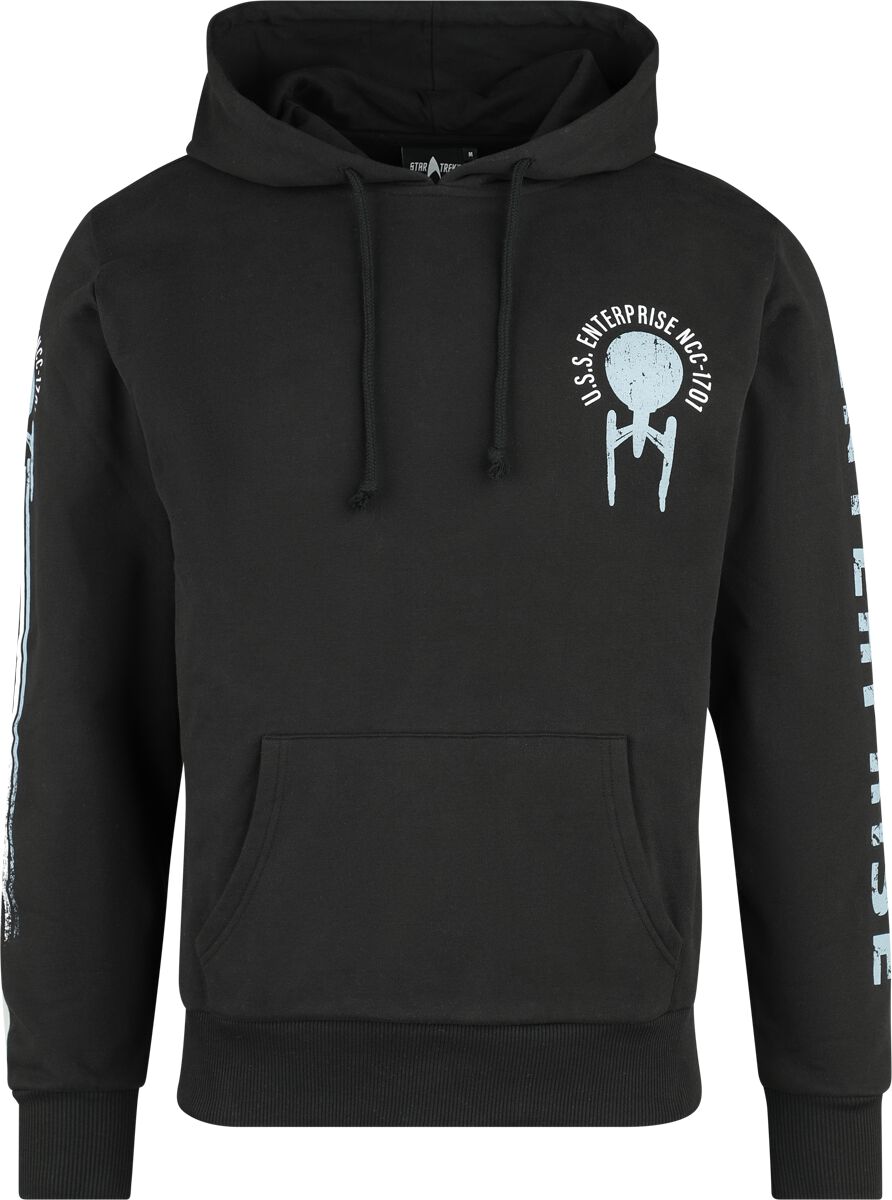 Star Trek Kapuzenpullover - Enterprise - S bis XXL - für Männer - Größe L - schwarz  - EMP exklusives Merchandise! von Star Trek