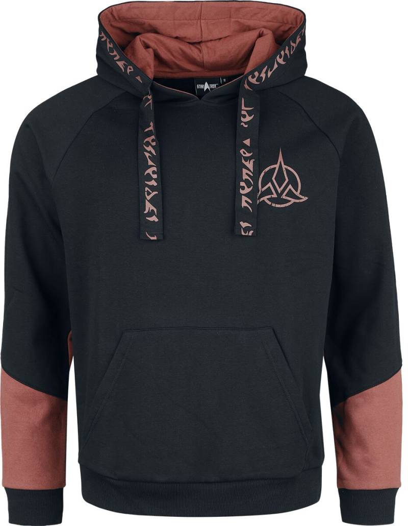 Star Trek Kapuzenpullover - Klingon Empire - S bis XXL - für Männer - Größe XXL - schwarz  - EMP exklusives Merchandise! von Star Trek