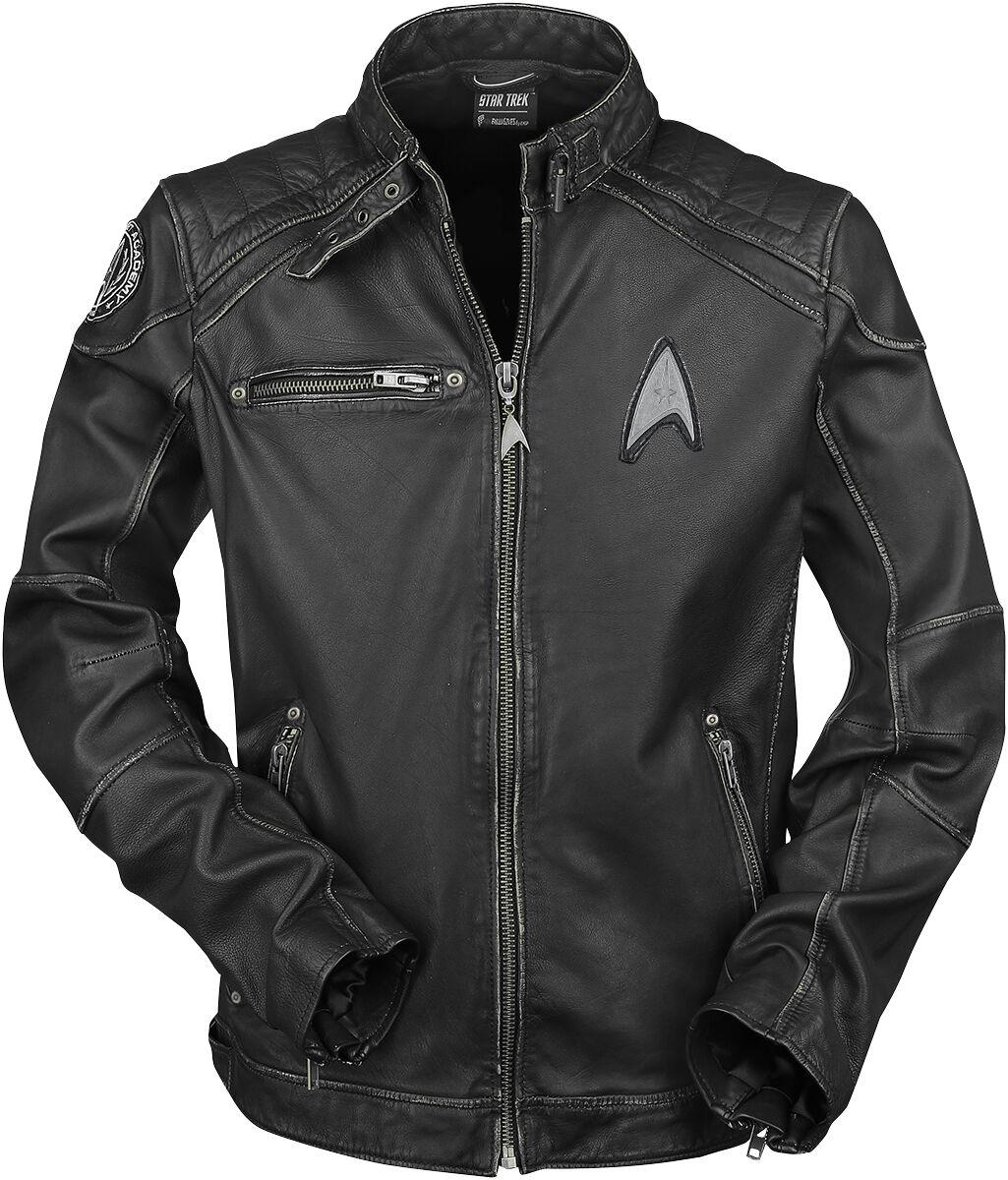 Star Trek Lederjacke - Starship - S bis 3XL - für Männer - Größe XL - schwarz  - EMP exklusives Merchandise! von Star Trek