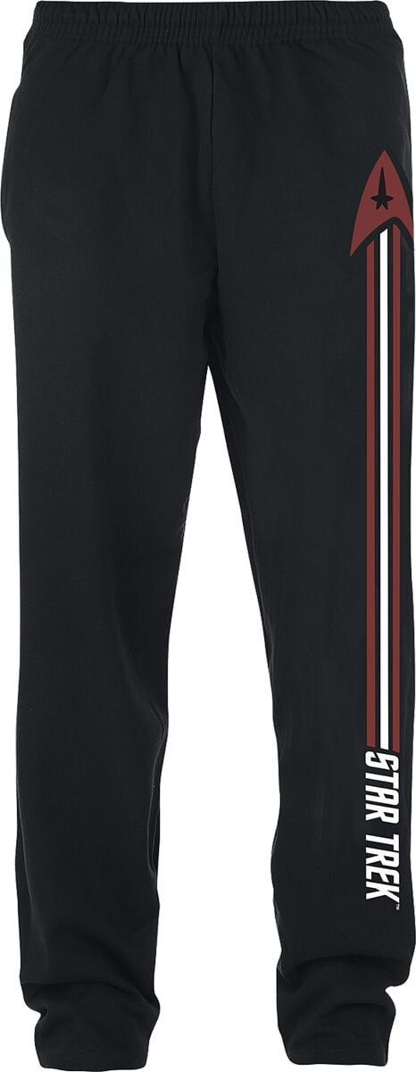 Star Trek Logo Trainingshose schwarz in S von Star Trek