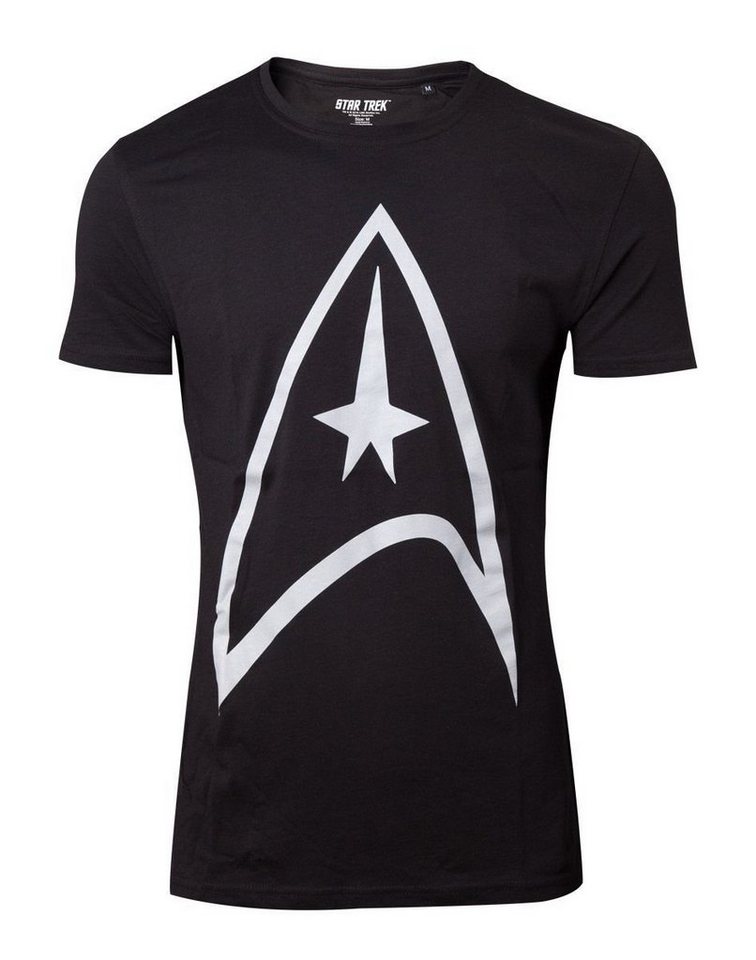 Star Trek Print-Shirt STAR TREK Logo T-Shirt SCHWARZ M L XL von Star Trek