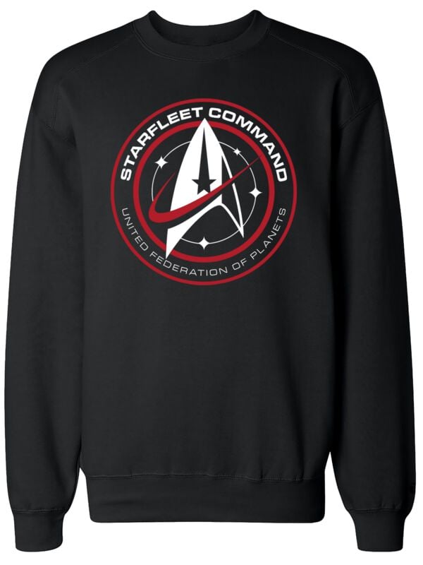 Star Trek Starfleet Command Sweatshirt schwarz in S von Star Trek