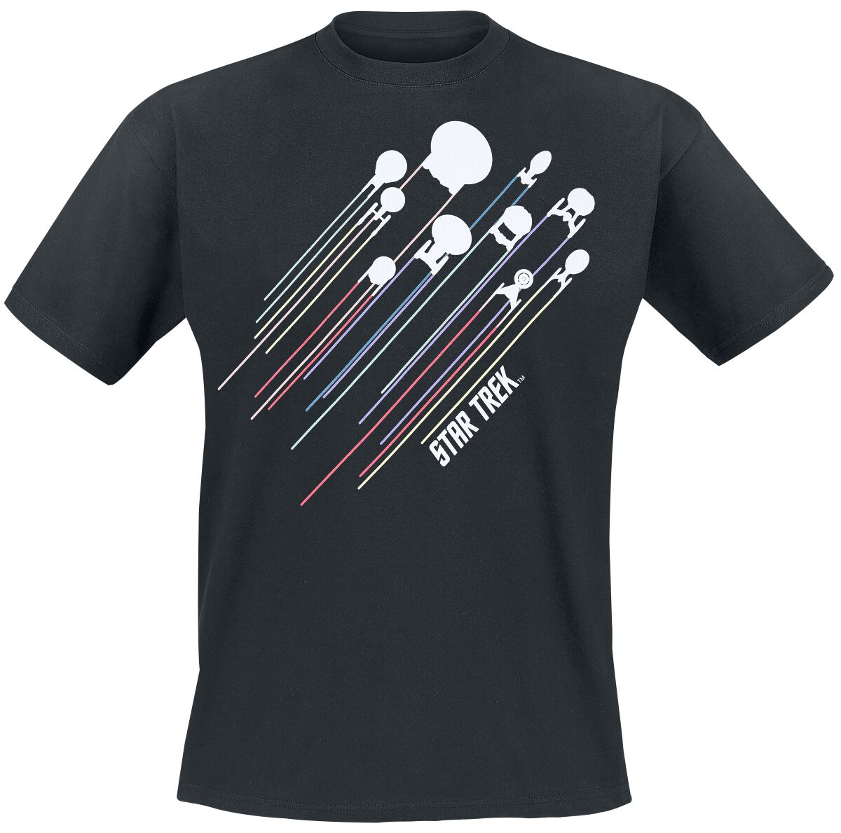 Star Trek T-Shirt - Fleet - S bis 5XL - für Männer - Größe 3XL - schwarz  - EMP exklusives Merchandise! von Star Trek