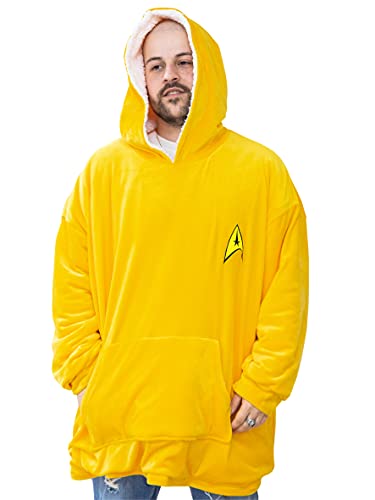 Star Trek UXSTLOGSP001 Sweatshirt mit Kapuze, Gelb, Einheitsgröße von Star Trek