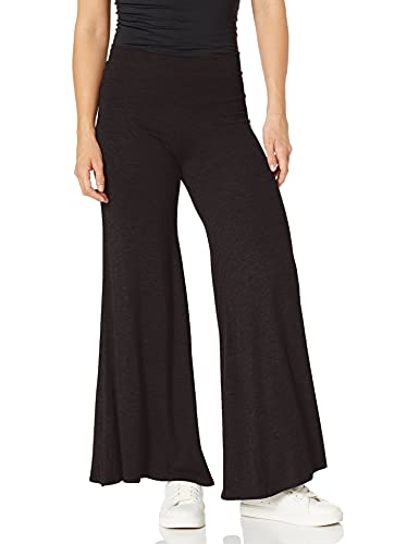 Star Vixen Damen Petite Stretch Rayon Jersey Wide-Leg Palazzo Pant Unterhose, schwarz, Small Zierlich von Star Vixen