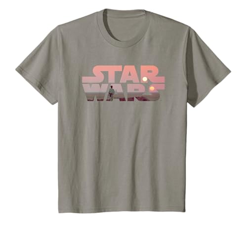 Kinder Star Wars Logo Tatooine T-Shirt von Star Wars