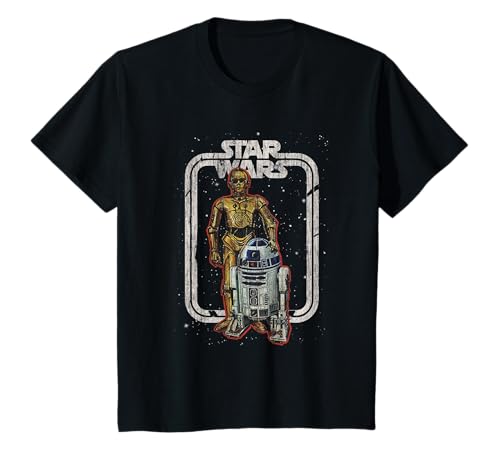 Kinder Star Wars R2 D2 And C3PO Vintage T-Shirt von Star Wars