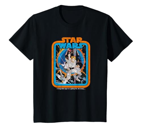 Kinder Star Wars Retro Scene T-Shirt von Star Wars