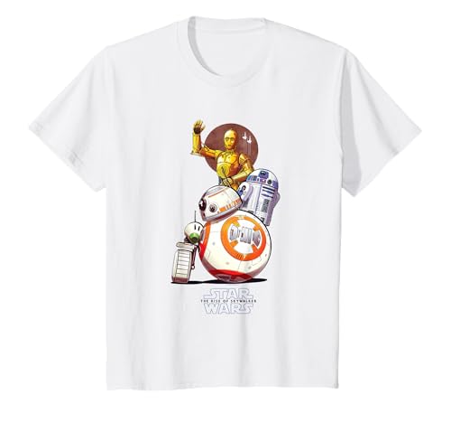 Kinder Star Wars The Rise Of Skywalker Droids Illustration T-Shirt von Star Wars