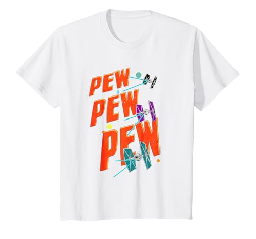 Kinder Star Wars Tie Figthers Pew Pew Pew T-Shirt von Star Wars