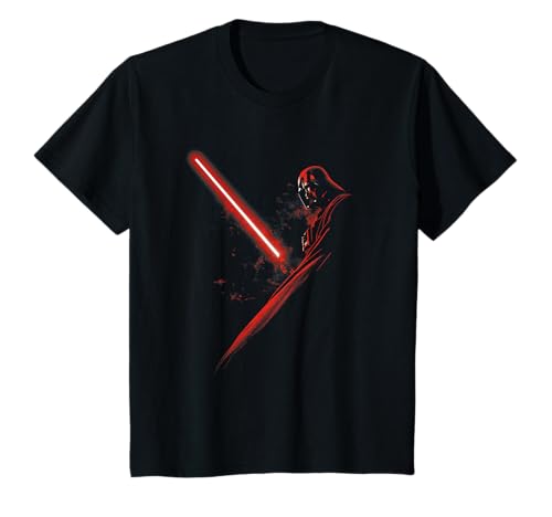 Kinder Starwars Darth Vader Lightsaber T-Shirt von Star Wars