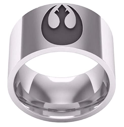 S Wars Rebel Alliance Logo Stainless Steel Cosplay Metal Ring (9) von Star Wars