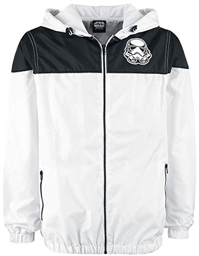 STAR WARS Episode 8 - Die letzten Jedi - Stormtrooper Windbreaker weiß/schwarz XL von Star Wars