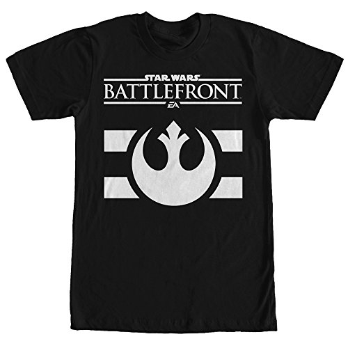 STAR WARS Herren Battlefronts T-Shirt - Schwarz - Groß von Star Wars