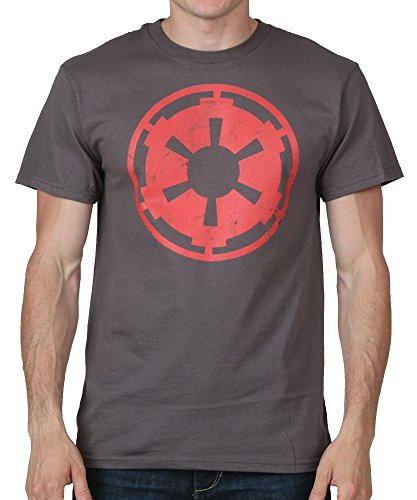 STAR WARS Herren Empire Emblem T-Shirt, anthrazit, XX-Large von Star Wars