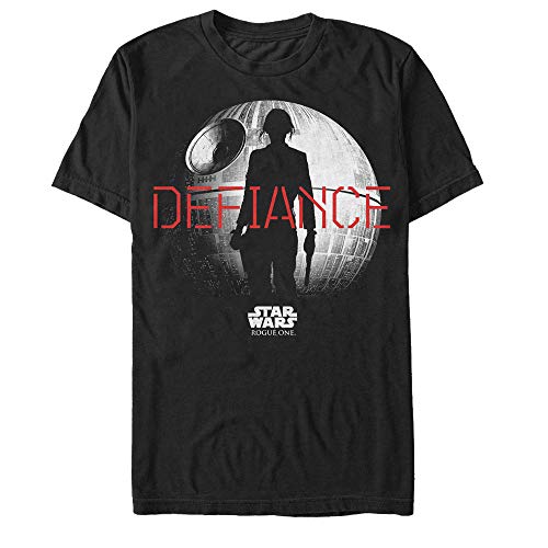 STAR WARS Herren Rogue One Jyn Death Star Defiance Graphic T-Shirt, schwarz, 3X-Groß von Star Wars