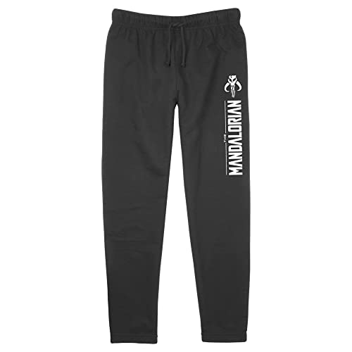 STAR WARS Herren Vertical Mandalorian Young Jogger Sweatpants, Schwarz, XX-Large von Star Wars