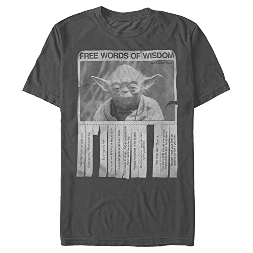 Star Wars Herren Words of Wisdom T-Shirt, Dunkelgrau, XX-Large Star Wars Herren Words of Wisdom T-Shirt, Dunkelgrau, XX-Large von Star Wars