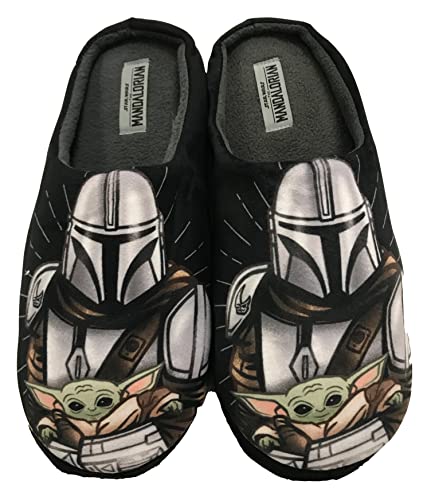 Scificollector The Mandalorian and the Child Grogu Baby Yoda Warm Mule Slipper für Erwachsene, UK-Größe 9/10, mehrfarbig, MAND-MULE von Star Wars