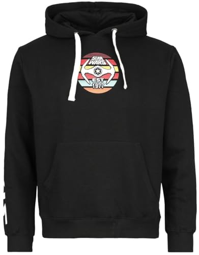 Star Wars 1977 Männer Kapuzenpullover schwarz L 100% Baumwolle Fan-Merch, Filme, TV-Serien von Star Wars