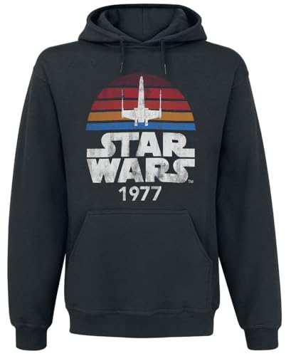 Star Wars 1977 Männer Kapuzenpullover schwarz XXL von Star Wars