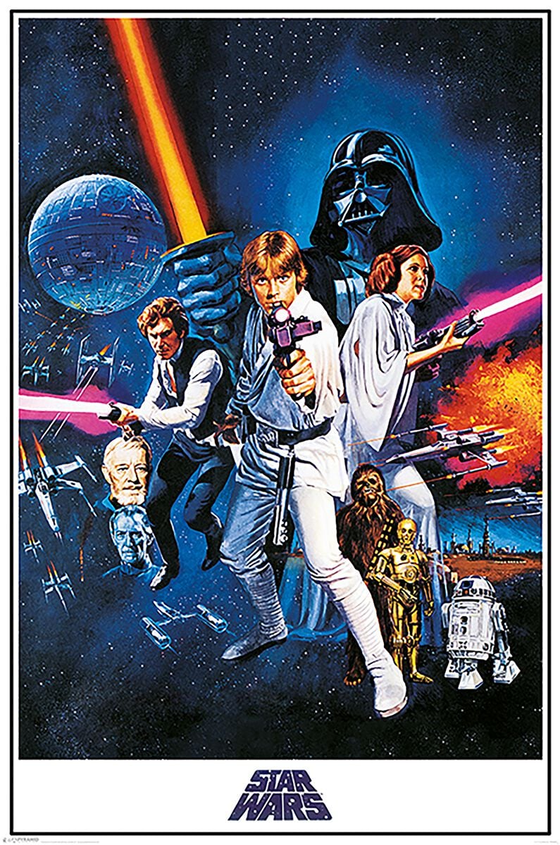 Star Wars A New Hope Poster multicolor von Star Wars