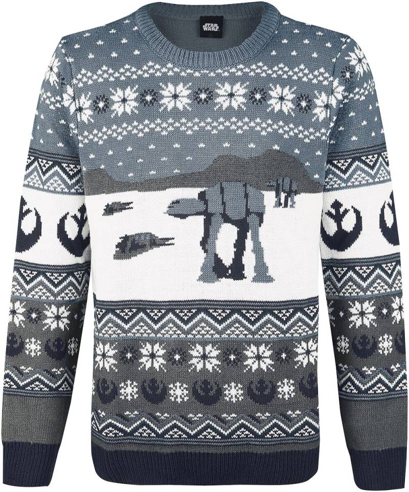 Star Wars AT-AT Weihnachtspullover multicolor in M von Star Wars