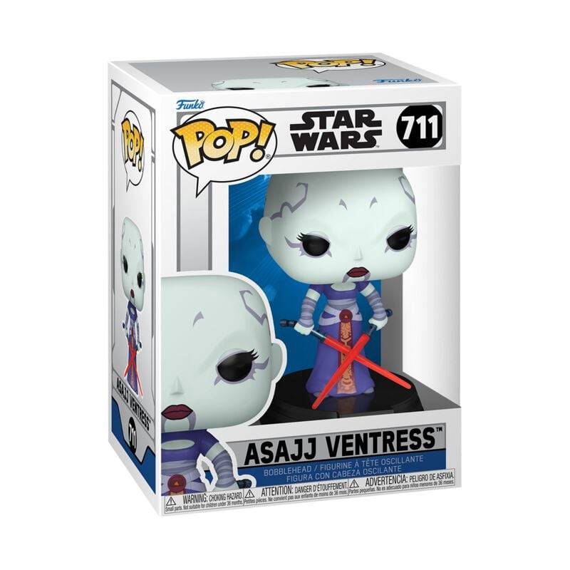 Star Wars Asajj Ventress Vinyl Figur 711 Funko Pop! multicolor von Star Wars
