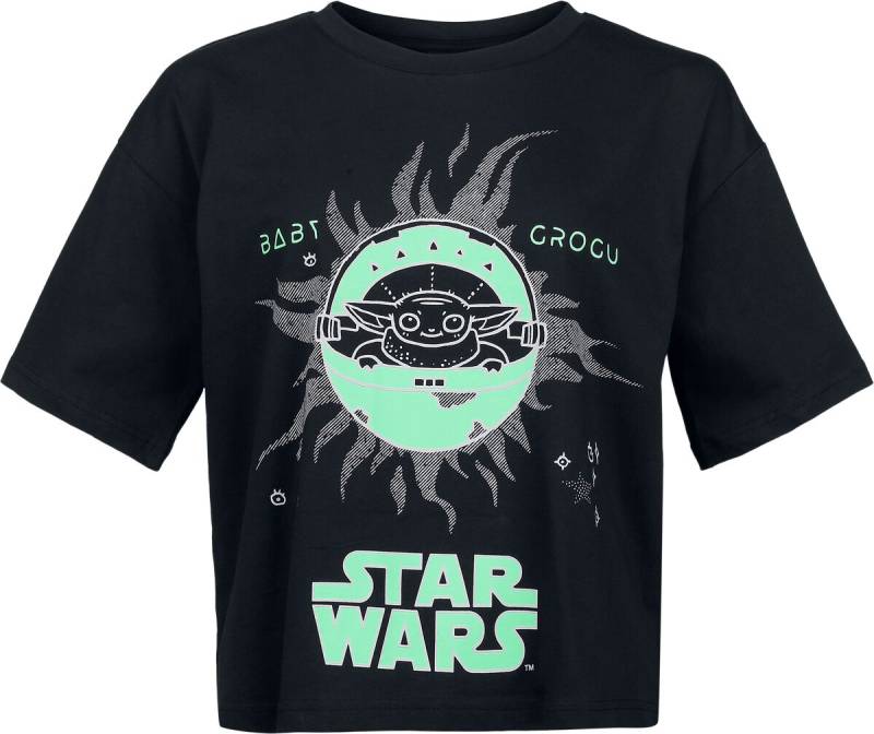 Star Wars Baby Grogu - Oversize Oversize T-Shirt schwarz in S von Star Wars