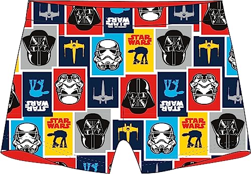 Star Wars Badehose Badeboxer (as3, Numeric, Numeric_110, Numeric_116, Regular, rot) von Star Wars