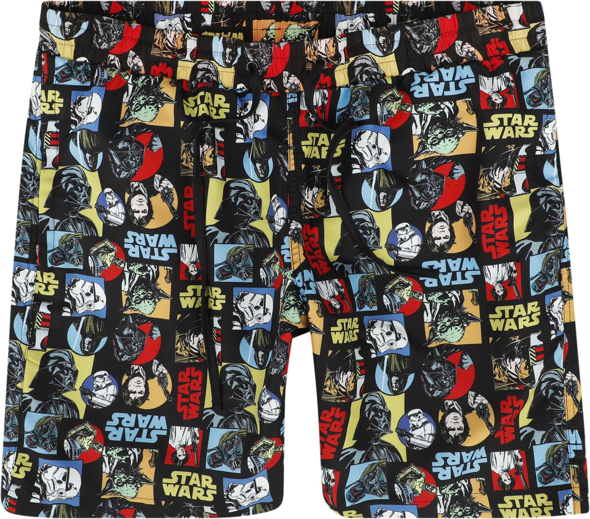 Star Wars Badeshort - Comic - S bis XXL - für Männer - Größe XXL - multicolor  - EMP exklusives Merchandise! von Star Wars