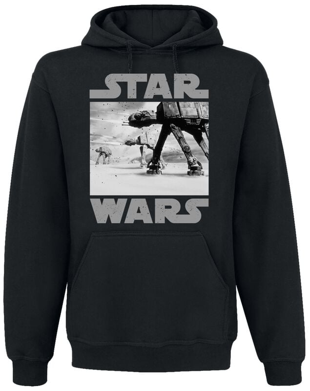 Star Wars Battle of Hoth Kapuzenpullover schwarz in XXL von Star Wars