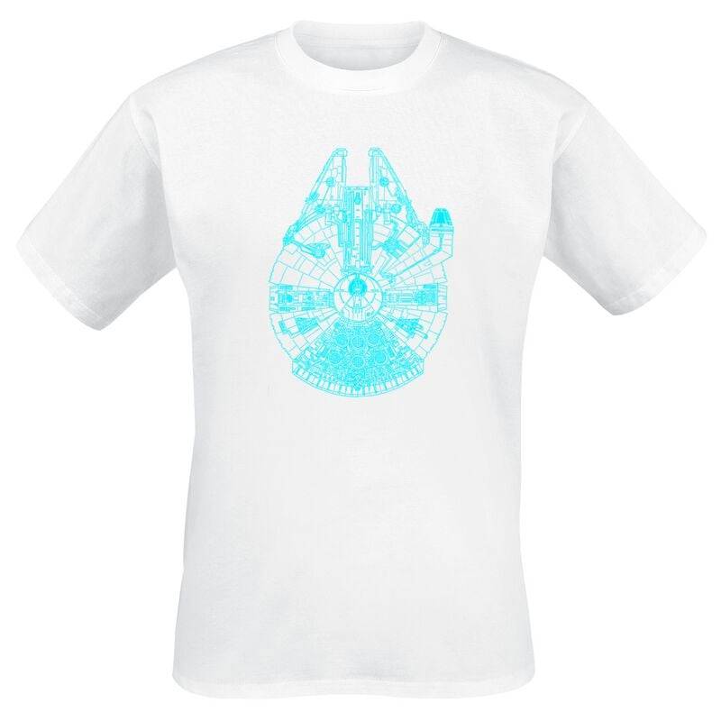 Star Wars Blue Falcon T-Shirt weiß in L von Star Wars