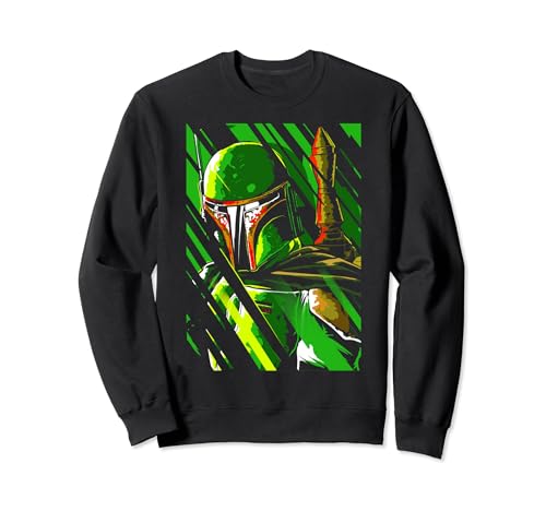 Star Wars Boba Fett Rift in the Matrix Laser-Light Show Sweatshirt von Star Wars