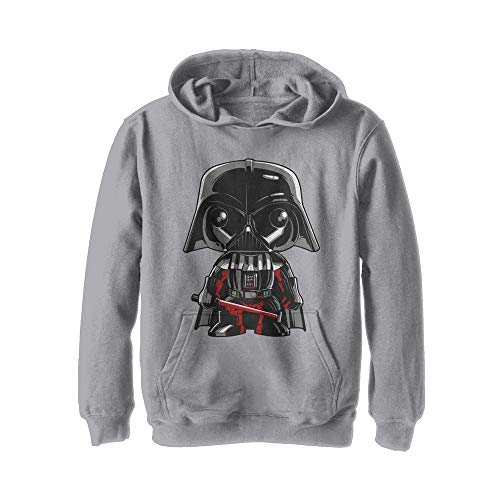 Star Wars Boys' Darth Vader Cute Cartoon Athletic Heather Hoodie von Star Wars